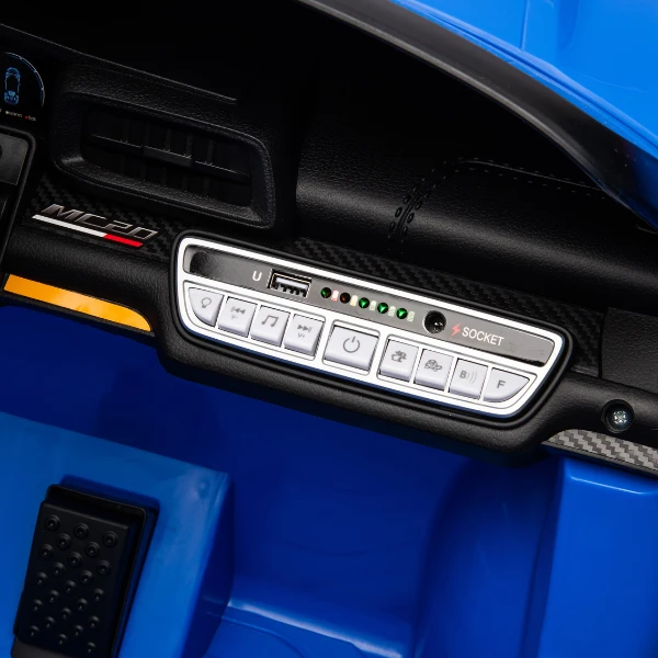 Mașinuța electrică maserati mc20, 12v7ahx1, motor 540x2, roti eva 8