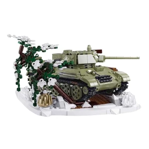 Set de construcție "tanc т-34", scara 1:35, cu telecomandă, 873 elem. Thumbnail 4