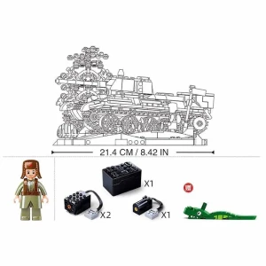 Set de construcție "tanc т-34", scara 1:35, cu telecomandă, 873 elem. Thumbnail 6
