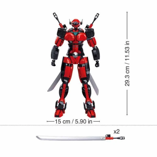 Set de construcție "robot - ninja", 554 elem. 5