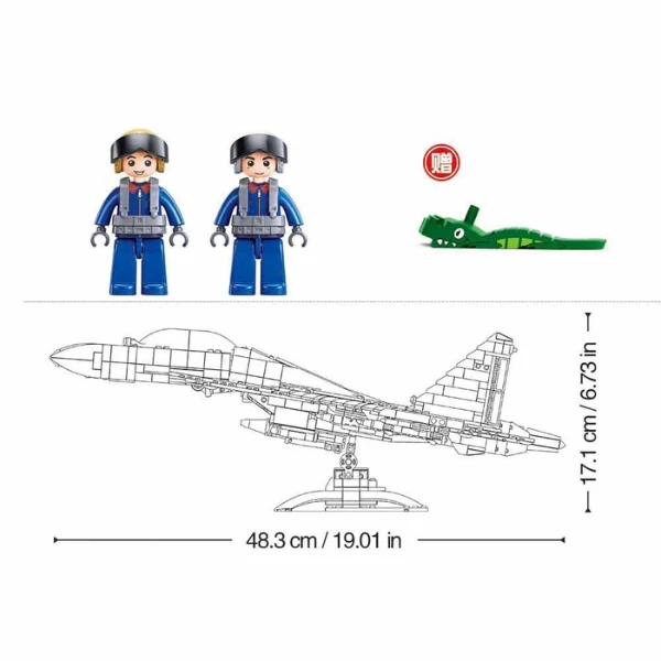 Set de construcție "portavion j16", scara 1:44, 1041 elem. 6