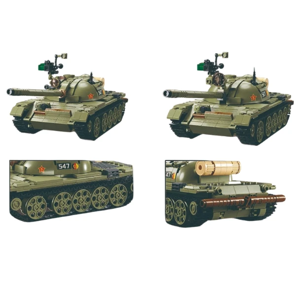 Set de construcție "tanc t-54s", scara 1:35, 604 elem. 5