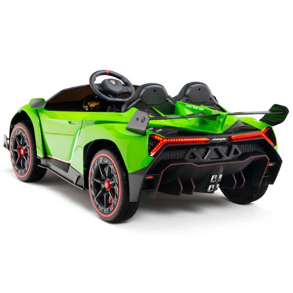 Mașinuța electrică lamborghini veneno, 12v7ah, motor 12v390x4 (25w*4), roti eva 8