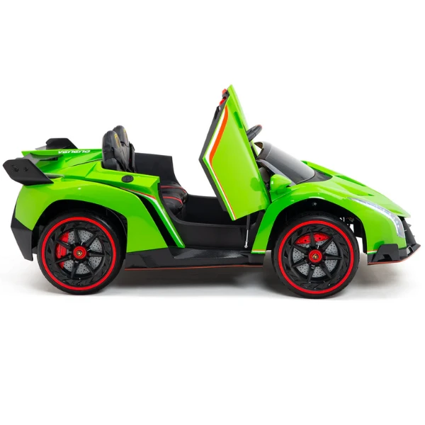 Mașinuța electrică lamborghini veneno, 12v7ah, motor 12v390x4 (25w*4), roti eva 5