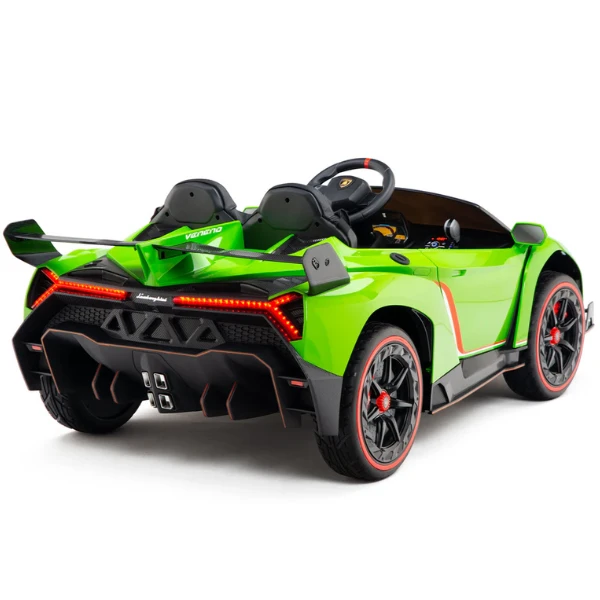 Mașinuța electrică lamborghini veneno, 12v7ah, motor 12v390x4 (25w*4), roti eva 3