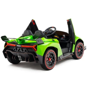 Mașinuța electrică lamborghini veneno, 12v7ah, motor 12v390x4 (25w*4), roti eva Thumbnail 4