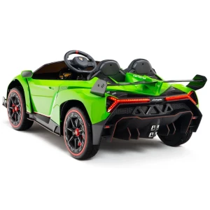 Mașinuța electrică lamborghini veneno, 12v7ah, motor 12v390x4 (25w*4), roti eva Thumbnail 8