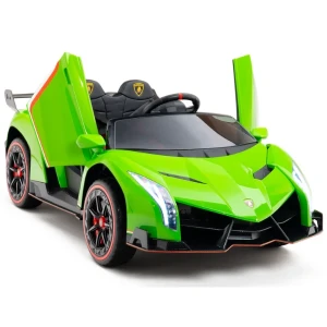 Mașinuța electrică lamborghini veneno, 12v7ah, motor 12v390x4 (25w*4), roti eva Thumbnail 2