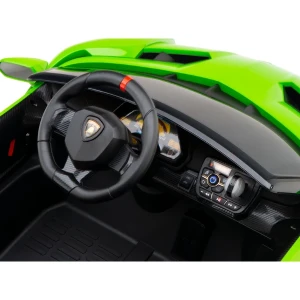 Mașinuța electrică lamborghini veneno, 12v7ah, motor 12v390x4 (25w*4), roti eva Thumbnail 11