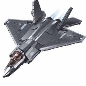 Set de construcție „avion invizibil stealth j35”, scara 1:44, 812 elem. Thumbnail 2