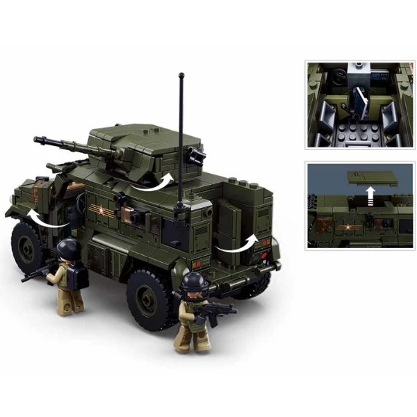 Set de construcție „vehicul blindat de asalt typhoon vdvs”, scara 1:35, 471 elem. 5