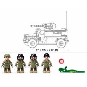 Set de construcție „vehicul blindat de asalt typhoon vdvs”, scara 1:35, 471 elem. Thumbnail 3