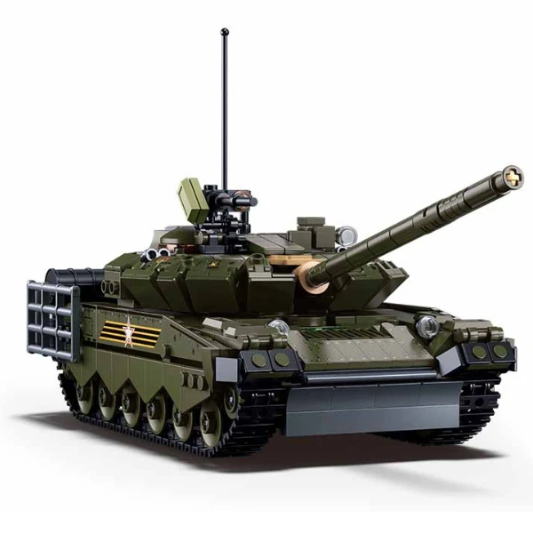 Set de construcție „tancul central de luptă t-80bvms”, scara 1:35, 768 elem. 5