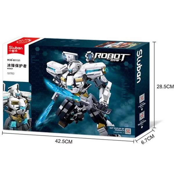 Set de construcție „robot - paznicul de gheță”, 561 elem. 6