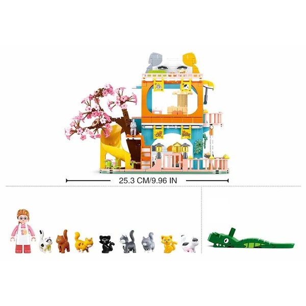 Set de construcție ”casa pisicilor”, 521 elem. 4