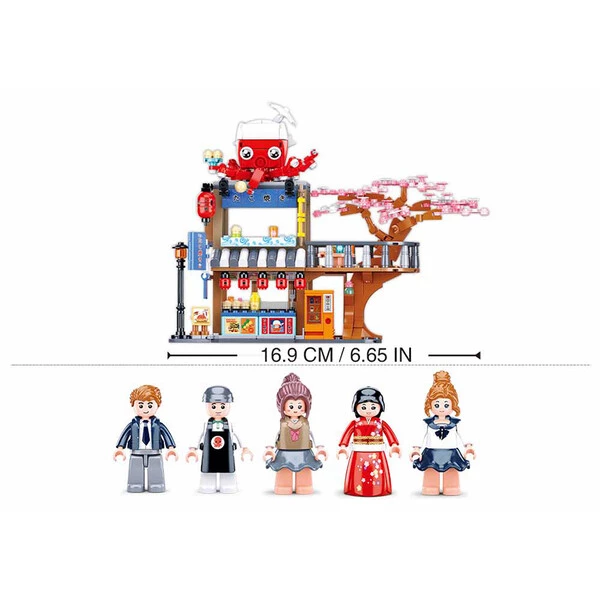 Set de construcție ”magazinul principal tako yaki”, 548 elem. 5
