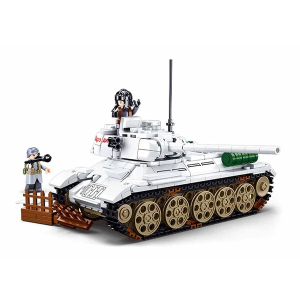 Set de construcție ”tancul t-34/85 din bătălia de la budapesta”, 518 elem. 4