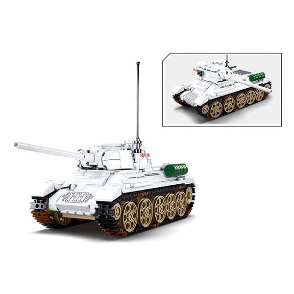 Set de construcție ”tancul t-34/85 din bătălia de la budapesta”, 518 elem. 6