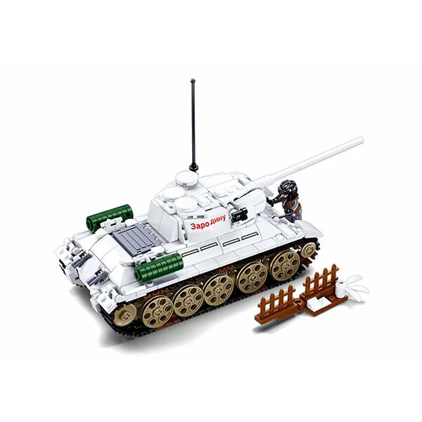 Set de construcție ”tancul t-34/85 din bătălia de la budapesta”, 518 elem. 5