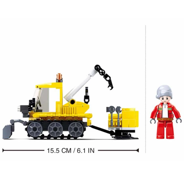Set de construcție ”mașină pentru deszăpezire”, 145 elem. 3
