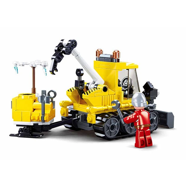 Set de construcție ”mașină pentru deszăpezire”, 145 elem. 4