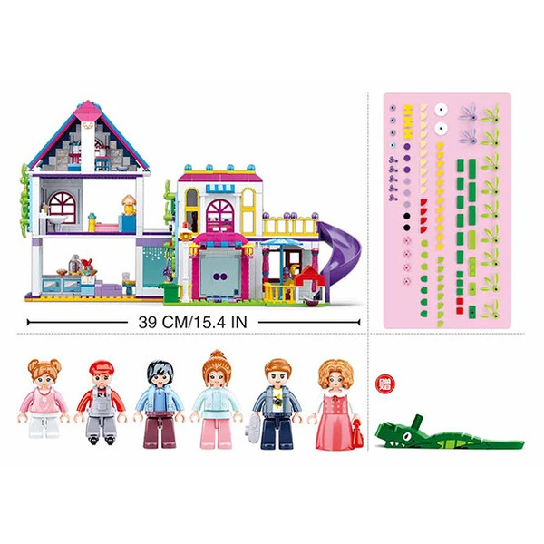 Set de construcție ”vila de la țară”, 727 elem. 4
