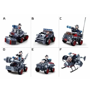 Set de construcție ”război spațial”, 6 modele, de la 78 pînă la 93 elem. Thumbnail 4
