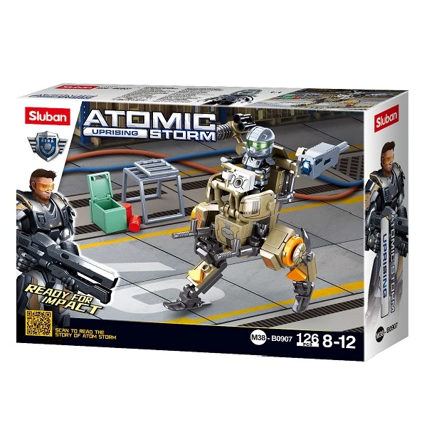 Set de construcție ”robot-soldat af1”, 126 elem. 6
