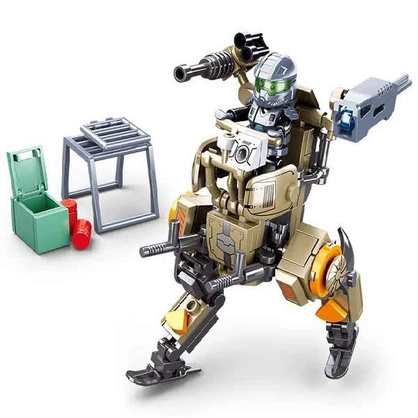 Set de construcție ”robot-soldat af1”, 126 elem. 3