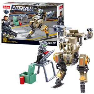 Set de construcție ”robot-soldat af1”, 126 elem.