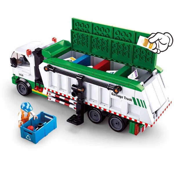 Set de construcție ”serviciu de separare a deșeurilor", 432 elem. 5