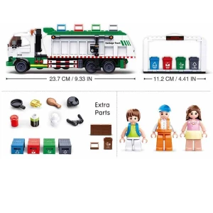 Set de construcție ”serviciu de separare a deșeurilor", 432 elem. Thumbnail 4