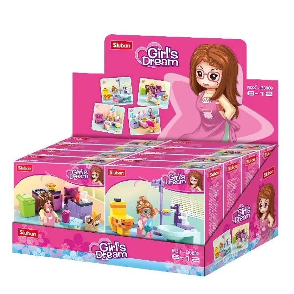 Set de construcție ”camere”, 4 modele, de la 42 pînă la 56 elem. 2
