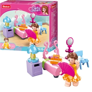 Set de construcție ”camere”, 4 modele, de la 42 pînă la 56 elem. Thumbnail 7