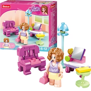 Set de construcție ”camere”, 4 modele, de la 42 pînă la 56 elem. Thumbnail 10