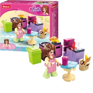 Set de construcție ”camere”, 4 modele, de la 42 pînă la 56 elem. Thumbnail 7