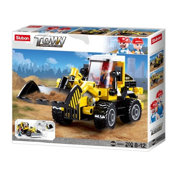 Set de construcție ”buldozer 2 în 1”, 200 elem. 7