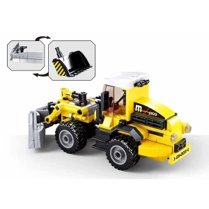 Set de construcție ”buldozer 2 în 1”, 200 elem. Thumbnail 4