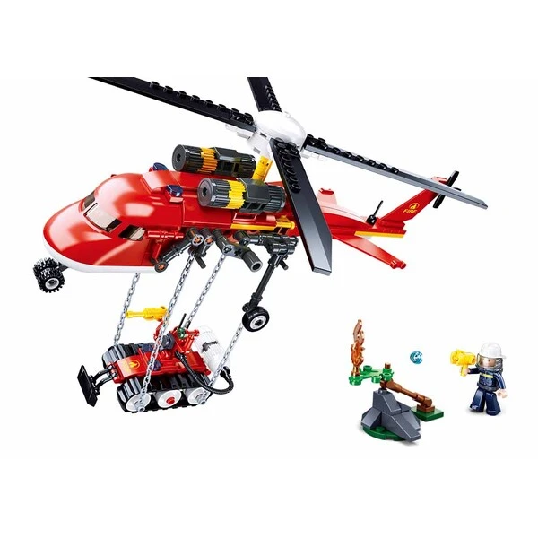 Set de construcție ”elicopterul pompierilor”, 325 elem. 6