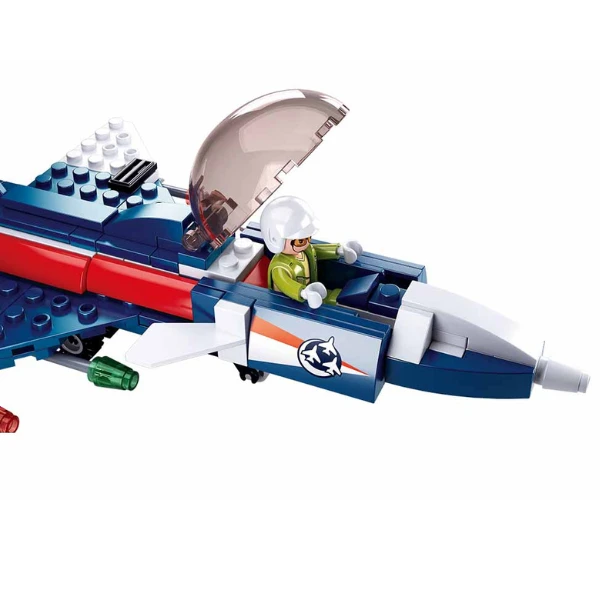 Set de construcție „avion de înaltă performanță”, 134 elem. 5