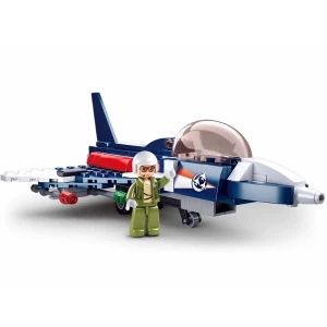 Set de construcție „avion de înaltă performanță”, 134 elem. Thumbnail 2