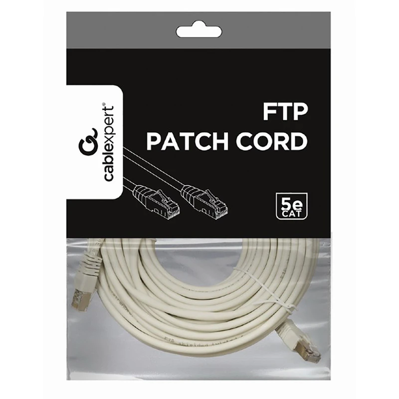 Патч-корд cablexpert pp12-30m, cat5e utp, 30м, серый 2