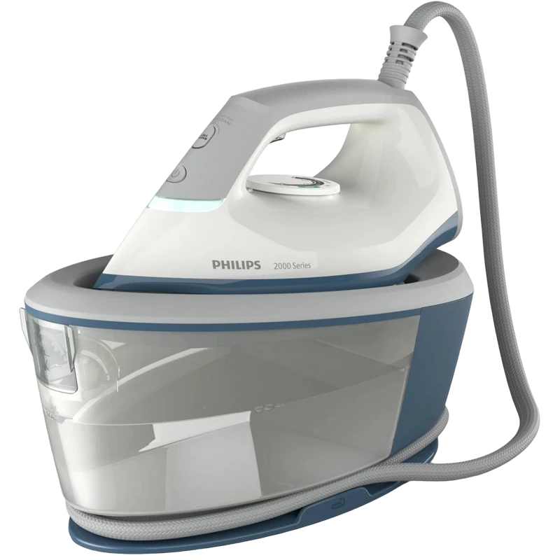 Утюг с парогенератором philips psg2000/20, 2400вт, белый | синий 4