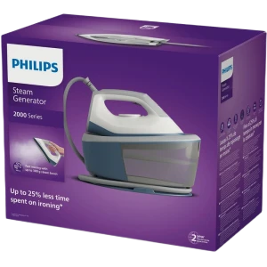Утюг с парогенератором philips psg2000/20, 2400вт, белый | синий Thumbnail 2
