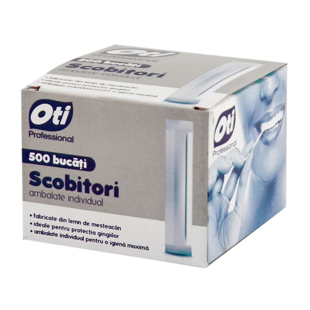 Scobitori oti professional ambalate individual, 500 bucati/cutie 2