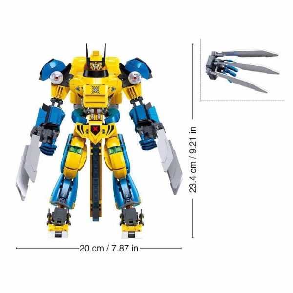 Set de construcție "robot - vârcolac", 525 elem. 6