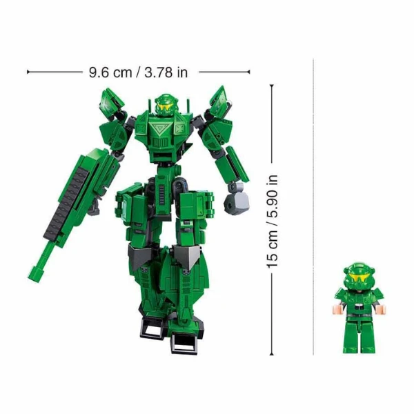 Set de construcție "tanc militar 2 în 1", 247 elem. 6