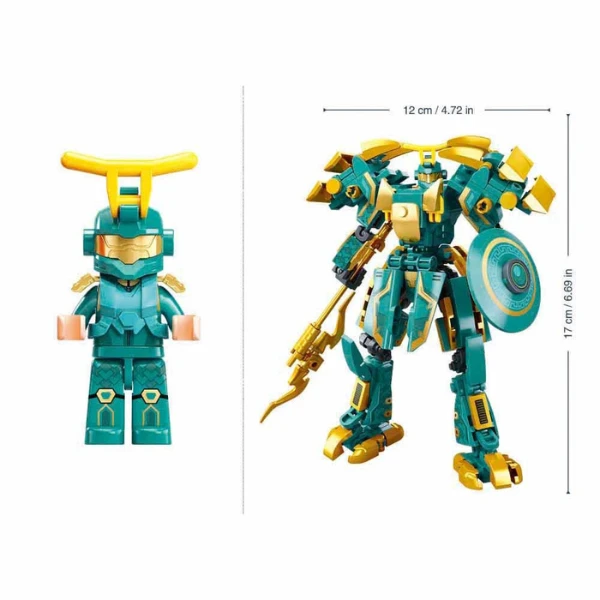 Set de construcție "robot - dragon 2 în 1", 244 elem. 7