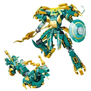 Set de construcție "robot - dragon 2 în 1", 244 elem. Thumbnail 3