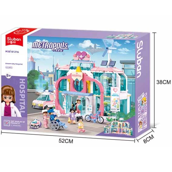 Set de construcție ”spitalul municipal central", 668 elem. 7